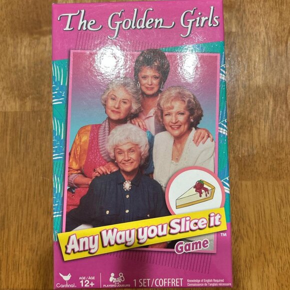 Amazon.com: USAOPOLY The Golden Girls I Heart Miami 1000  The Golden Girls Anyway You Slice It Board Game New In Box Blanche Rose Sophia